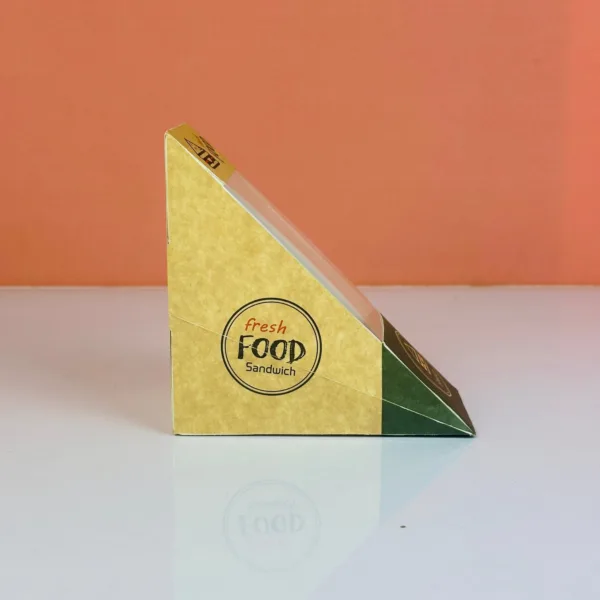 Boîte à sandwich en kraft avec fenêtre – Image 3