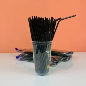 Pailles simples noires