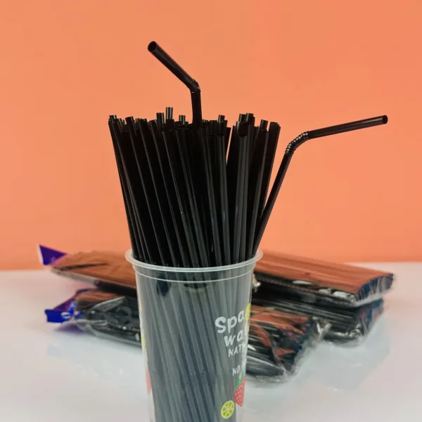 Pailles simples noires – Image 3